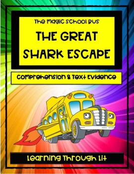 Preview of Magic School Bus THE GREAT SHARK ESCAPE Comprehension  (Answers Included)