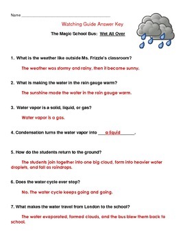 Magic School Bus "Wet All Over" - The Water Cycle by M and ...