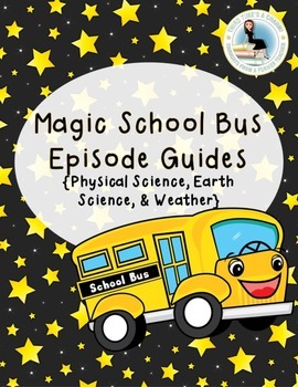 Preview of Magic School Bus Worksheets for Physical Science, Earth Science, & Weather