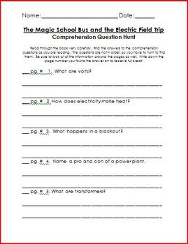 field trip questionnaire for students