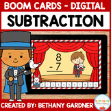 Magic Show Subtraction - Boom Cards - Distance Learning