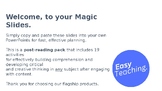 Magic Slides - Post-reading Pack