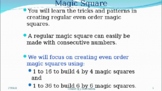 Magic Square - Even Order