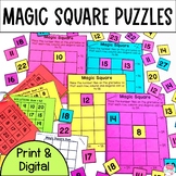 Magic Square Math Puzzles for Early Finishers, Enrichment 