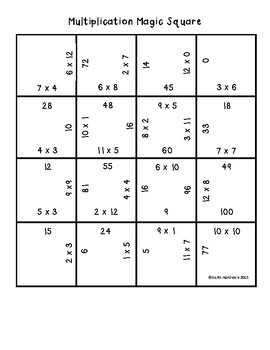 Magic Square Puzzles - KidsPressMagazine.com