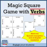 Magic Squares Game: Verbs