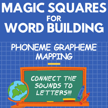 Preview of Magic Squares - Spelling Activities & Phonics Practice Worksheets
