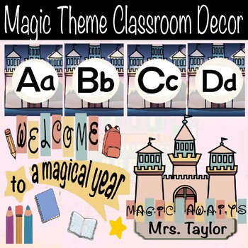 Fantasy Enchanted Forest Classroom Theme Decor Bundle for Middle or High  School