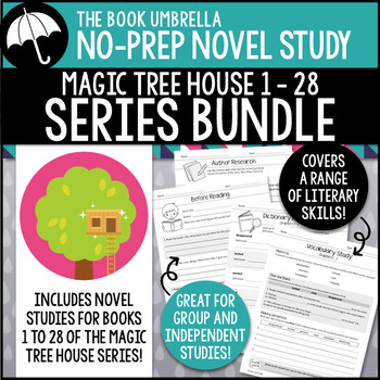 Magic Tree House Novel Study Bundle - Books 1 to 28 by TheBookUmbrella