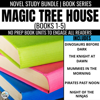 Preview of Magic Tree House Novel Unit Bundle: Books #1-5
