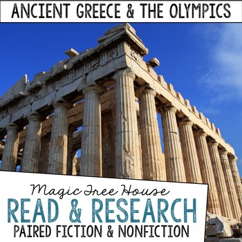 Preview of Magic Tree House #16 Bundle: Hour of the Olympics + Ancient Greece Fact Tracker