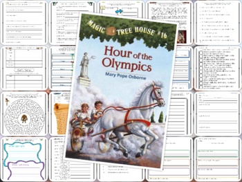 Preview of Magic Tree House #16 Hour of the Olympics - Worksheets & Activites