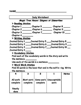 Magic Tree House 20 Dingoes At Dinnertime Comprehension Questions By Elizad