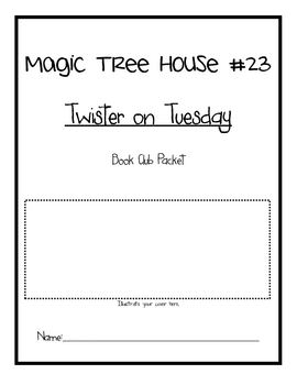 Preview of Magic Tree House #23 Twister on Tuesday Reading Comprehension Novel Study
