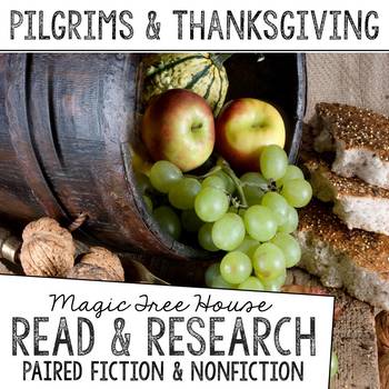 Preview of Magic Tree House #27 Bundle: Thanksgiving on Thursday & Pilgrims Fact Tracker