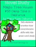 Magic Tree House #35 Camp Time in California - Novel Study