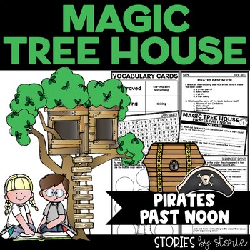 Preview of Magic Tree House #4 Pirates Past Noon Printable and Digital Activities