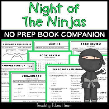 Magic Tree House Night of the Ninja Book Companion Reading Writing Lessons  K-2