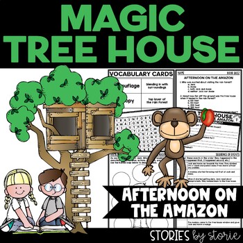 Preview of Magic Tree House #6 Afternoon on the Amazon Printable and Digital Activities