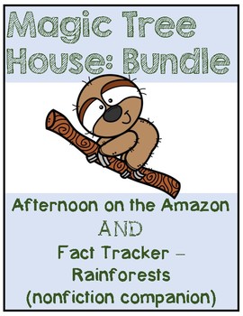 Preview of Magic Tree House BUNDLE Afternoon on the Amazon / Rainforests - Study Guide