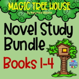 Magic Tree House Book Novel Study BUNDLE {Books 1-4}