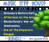 Magic Tree House Bundle Dinosaurs, Penguins, Amazon, & Rev