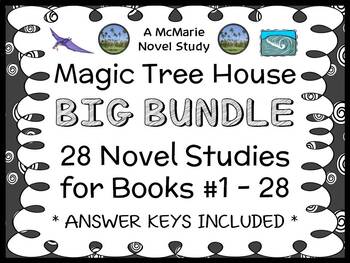 Preview of 28 Novel Studies for Books #1-28 of the Magic Tree House series  (730 pages)