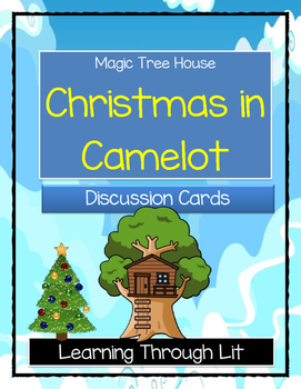 Preview of Magic Tree House CHRISTMAS IN CAMELOT - Discussion Cards (Answer Key Included)