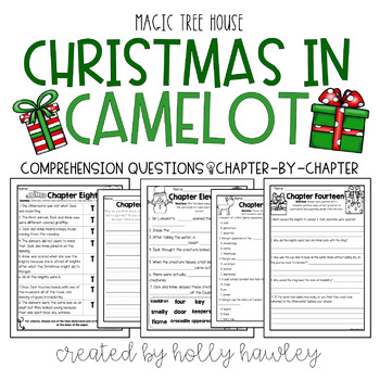 Preview of Magic Tree House: Christmas in Camelot A Magic Tree House Activity