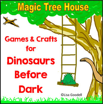 Preview of Magic Tree House Dinosaurs Before Dark Activities and Games