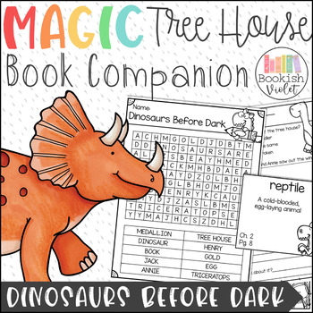 Magic Tree House Dinosaurs Before Dark Book Unit ( Print ...