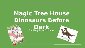 Preview of Magic Tree House Dinosaurs Before Dark Study Guide Companion