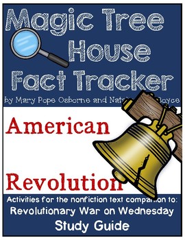 Preview of Magic Tree House Fact Tracker American Revolution - Novel Study