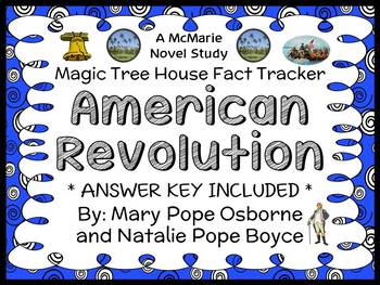 Preview of Magic Tree House Fact Tracker: American Revolution (Osborne) Book Study