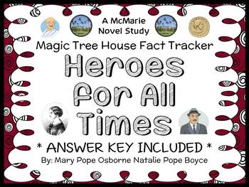 Preview of Magic Tree House Fact Tracker: Heroes for All Times (Osborne) Book Study