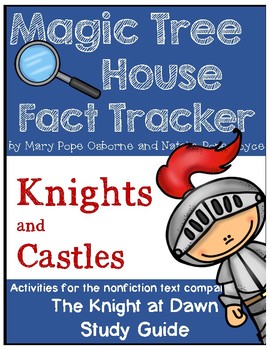 Preview of Magic Tree House Fact Tracker Knights and Castles - Novel Study
