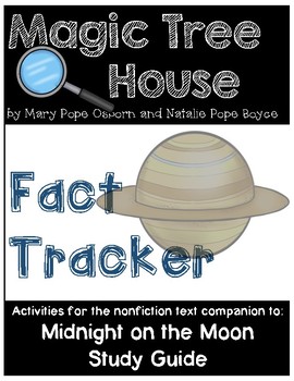 Preview of Magic Tree House Fact Tracker Space / Midnight on the Moon - Study Guide