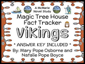 Preview of Magic Tree House Fact Tracker: Vikings (Osborne) Book Study / Comprehension