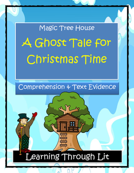 Preview of Magic Tree House GHOST TALE FOR CHRISTMAS TIME Comprehension (Answers Included)