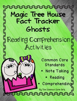Preview of Ghost/Good Night for Ghosts-Magic Tree House: Reading Differentiated Unit