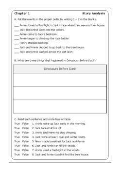 Magic Tree House "The Knight at Dawn" worksheets by Peter D | TpT