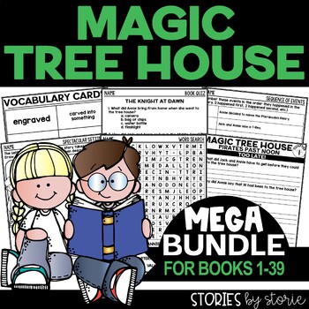 Preview of Magic Tree House MEGA Bundle for Books 1-38 Printable and Digital Activities