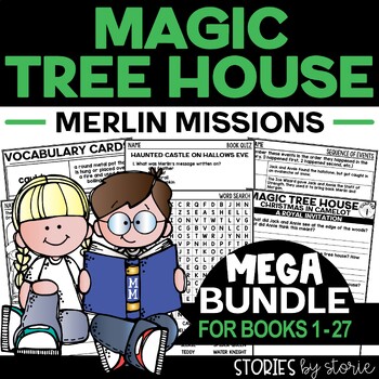 Preview of Magic Tree House Merlin Missions MEGA Bundle for Books 1-27