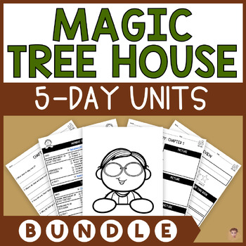 Preview of Magic Tree House Books #1-35 BUNDLE | NO PREP Lesson Plans, Quizzes, Activities