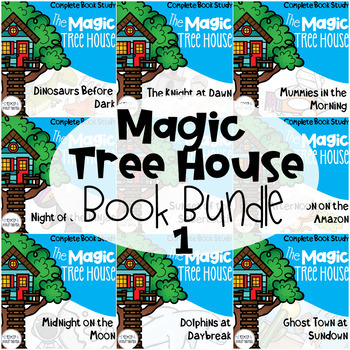 Preview of Magic Tree House Bundle 1-10 Book Units