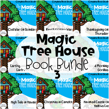 Preview of Magic Tree House Book Companion Bundle 3 (21-30)