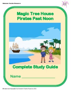 Preview of Magic Tree House Pirates Past Noon Complete Study Workbook