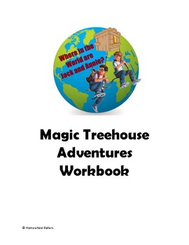 Preview of Magic Tree house Geography and History Notebook (Elementary Lines)