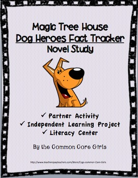 Preview of Magic Tree House Dog Heroes:Nonfiction Novel Study~Howard Gardner's Framework