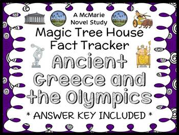 Preview of Magic Tree House Fact Tracker: Ancient Greece and the Olympics Book Study
